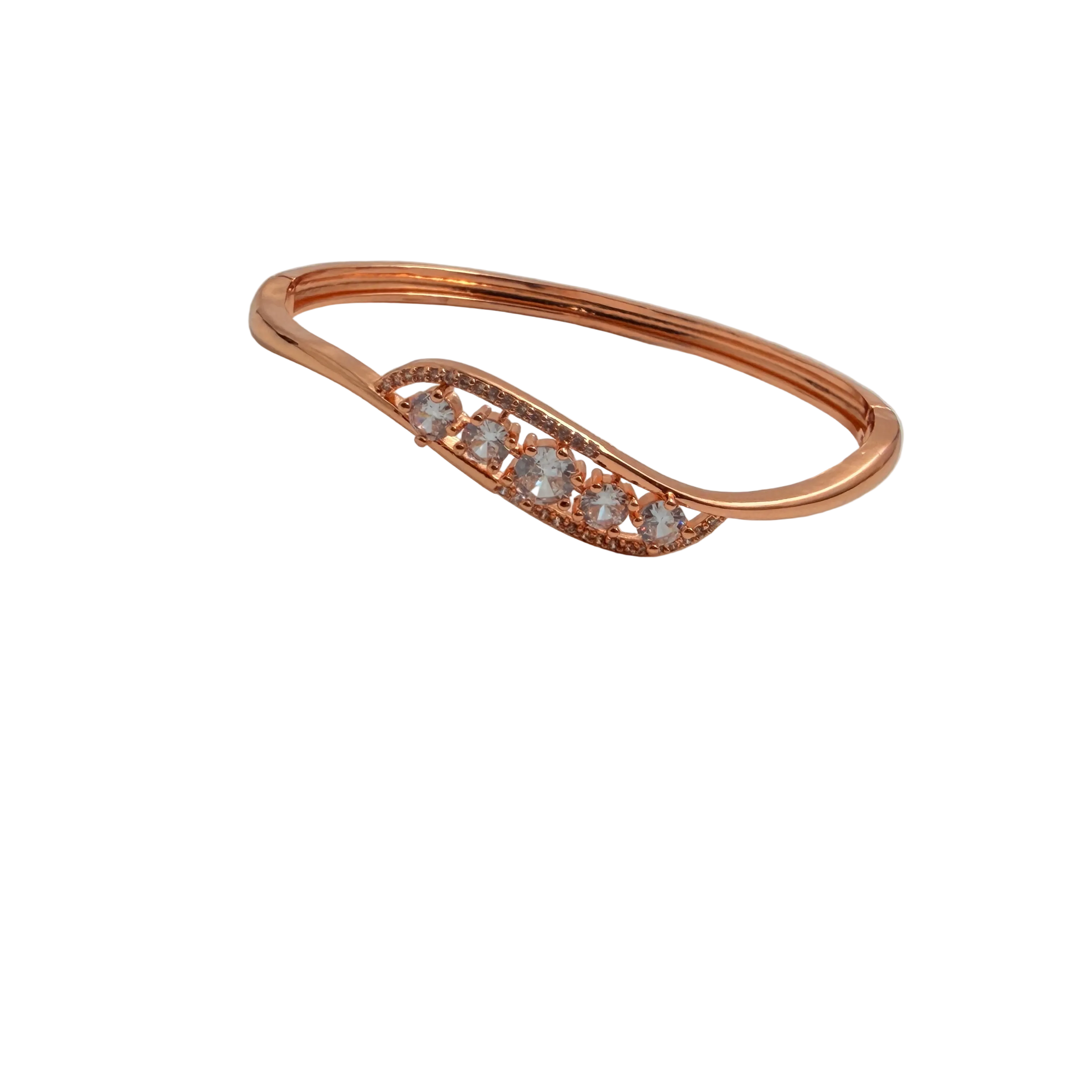 Rose Gold Cascading Bracelet