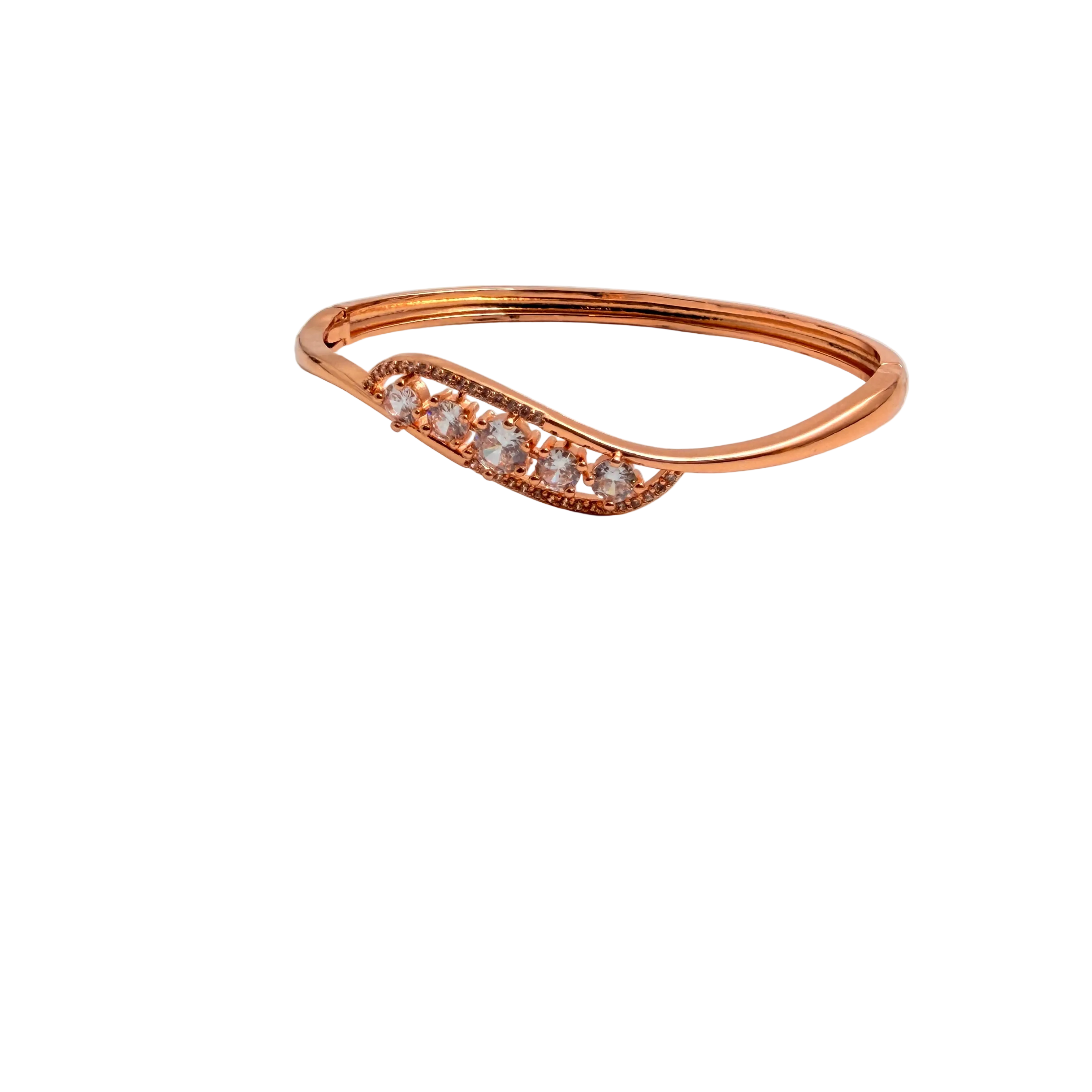 Rose Gold Cascading Bracelet
