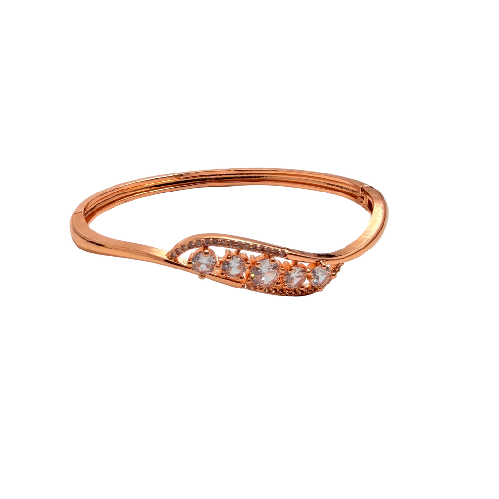 Rose Gold Cascading Bracelet