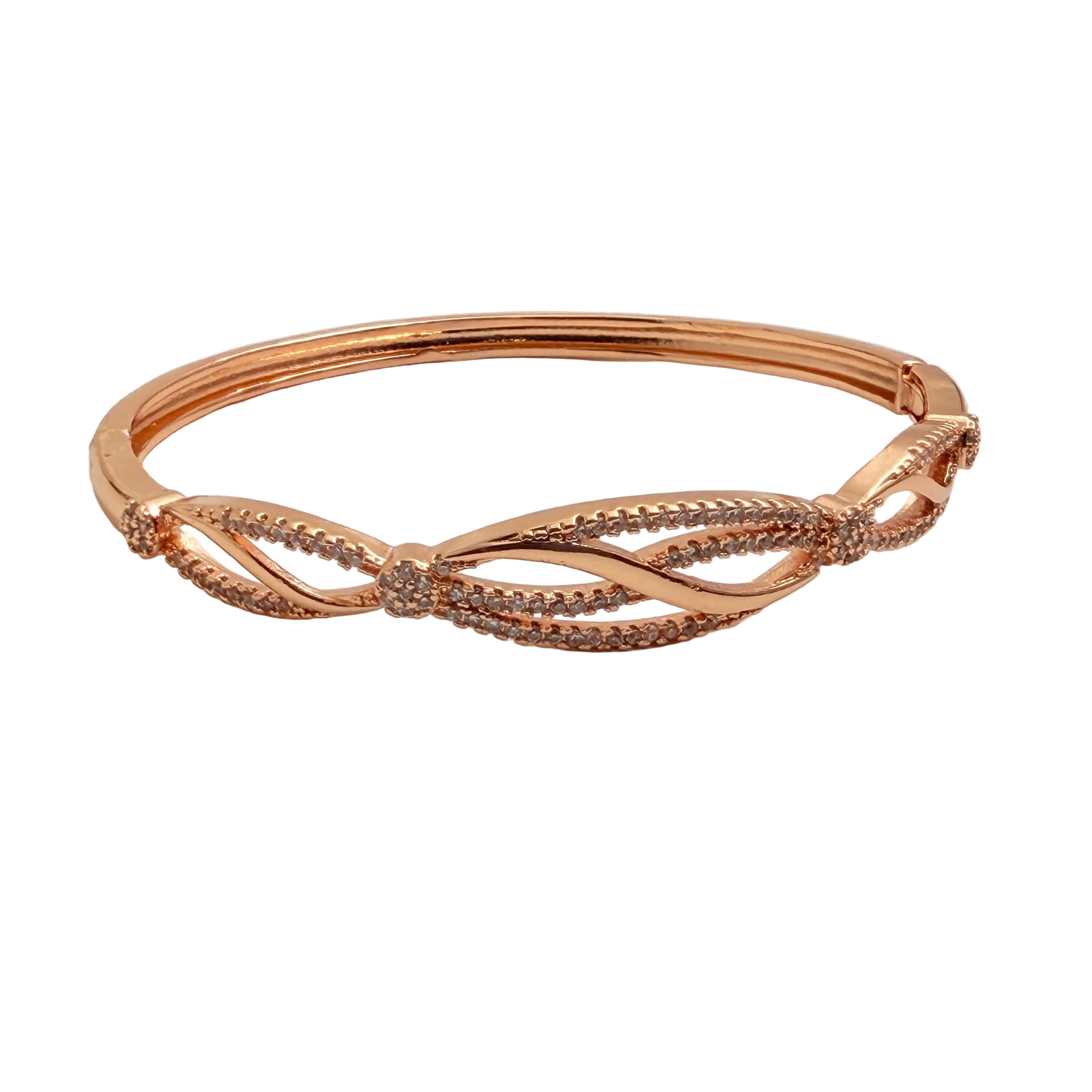 Rose Gold Glistening Bracelet