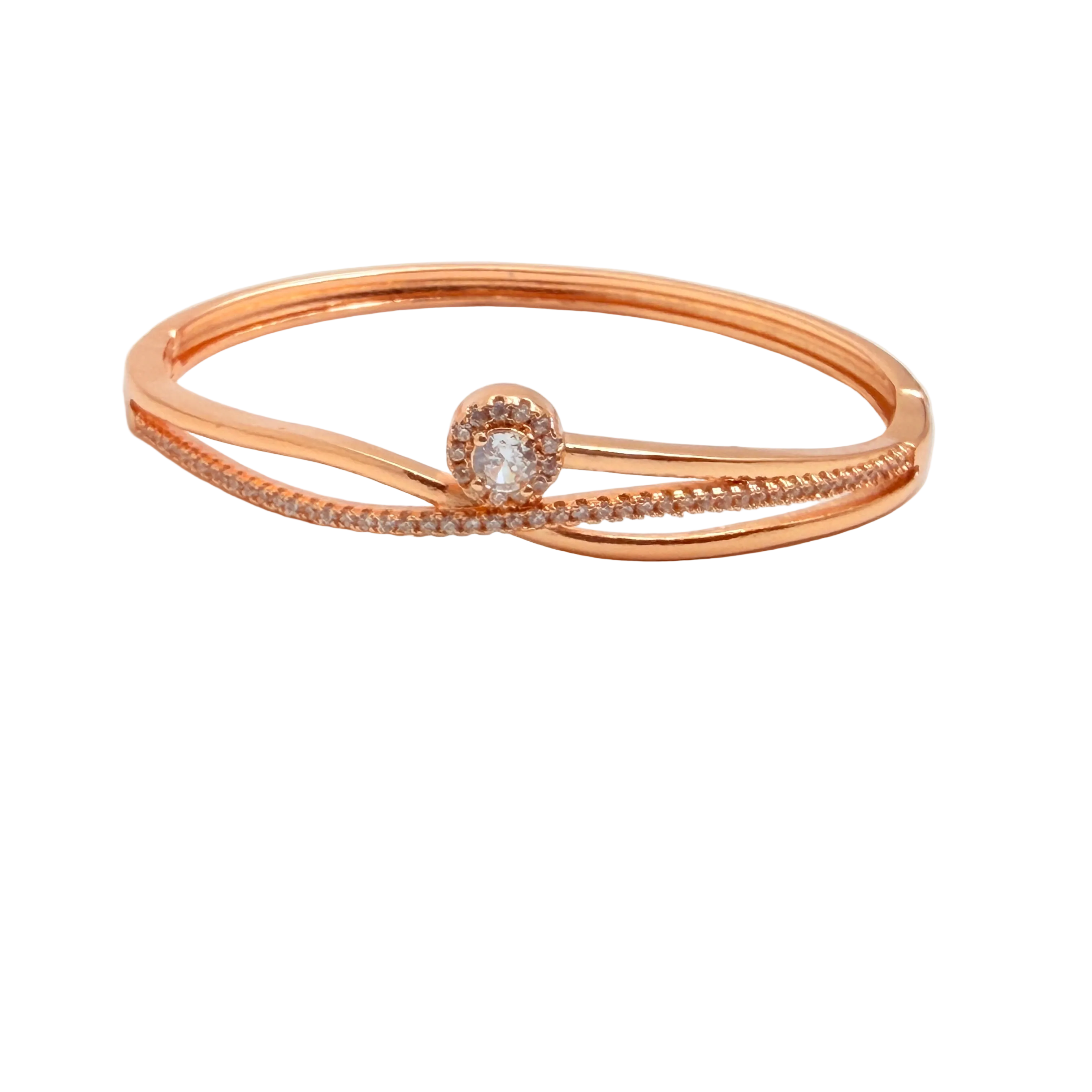 Rose Gold Polished Bracelet
