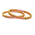 Gold Floral Bangle