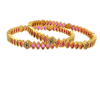 Gold Floral Bangle