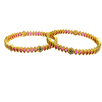 Gold Floral Bangle
