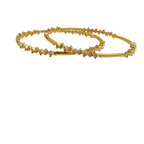 Gold Geometric Bangle