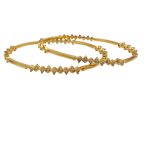 Gold Geometric Bangle
