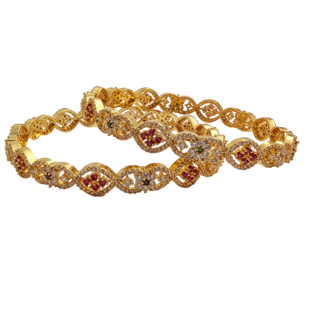 Gold Filigree Bangle
