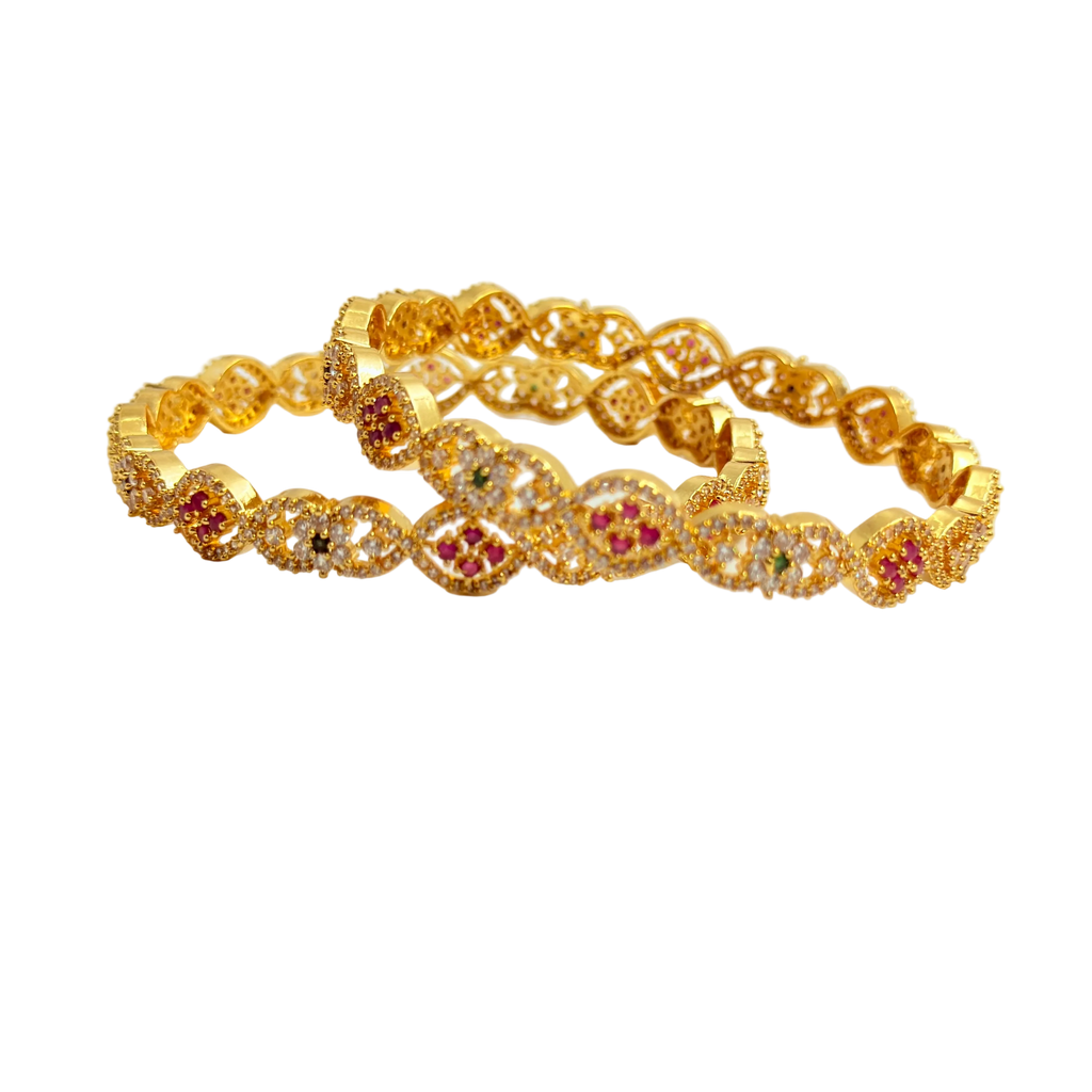 Gold Filigree Bangle
