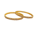 Gold Textured Bangle