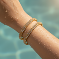 Gold Textured Bangle