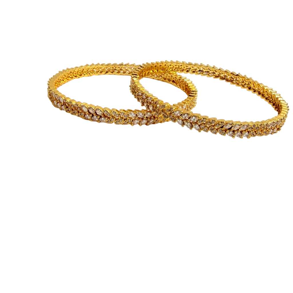 Gold Textured Bangle