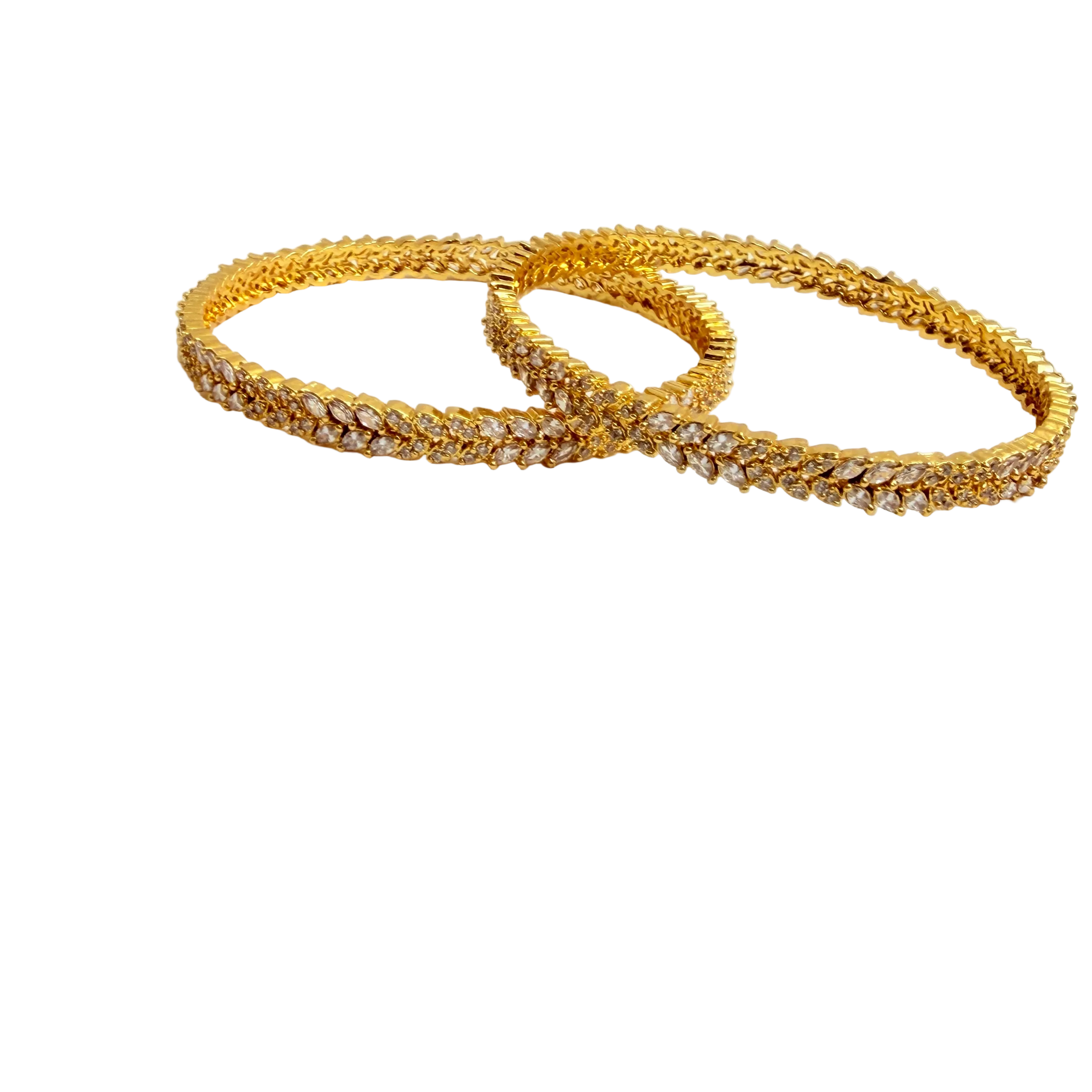Gold Textured Bangle
