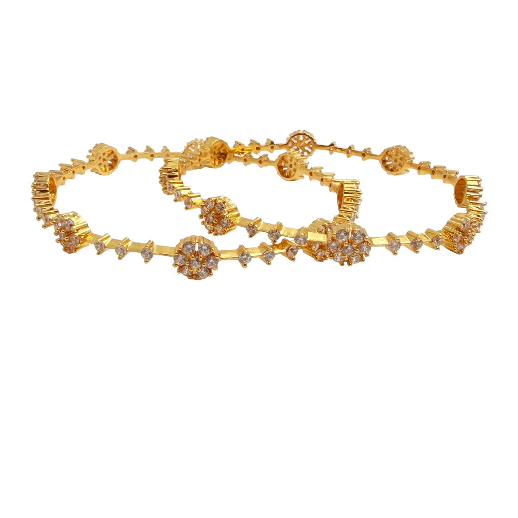 Gold Blossom Bangle