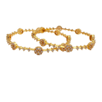 Gold Blossom Bangle