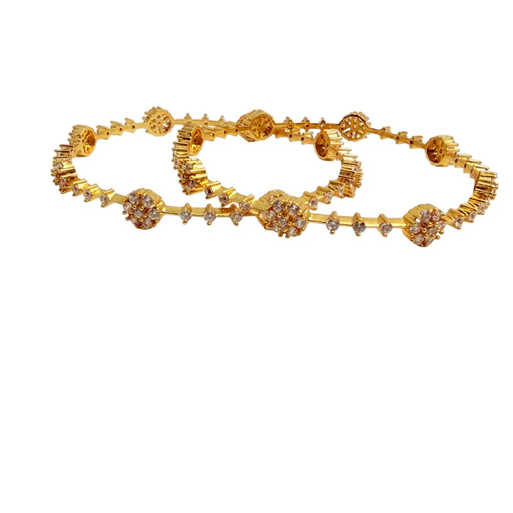 Gold Blossom Bangle