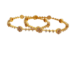 Gold Blossom Bangle