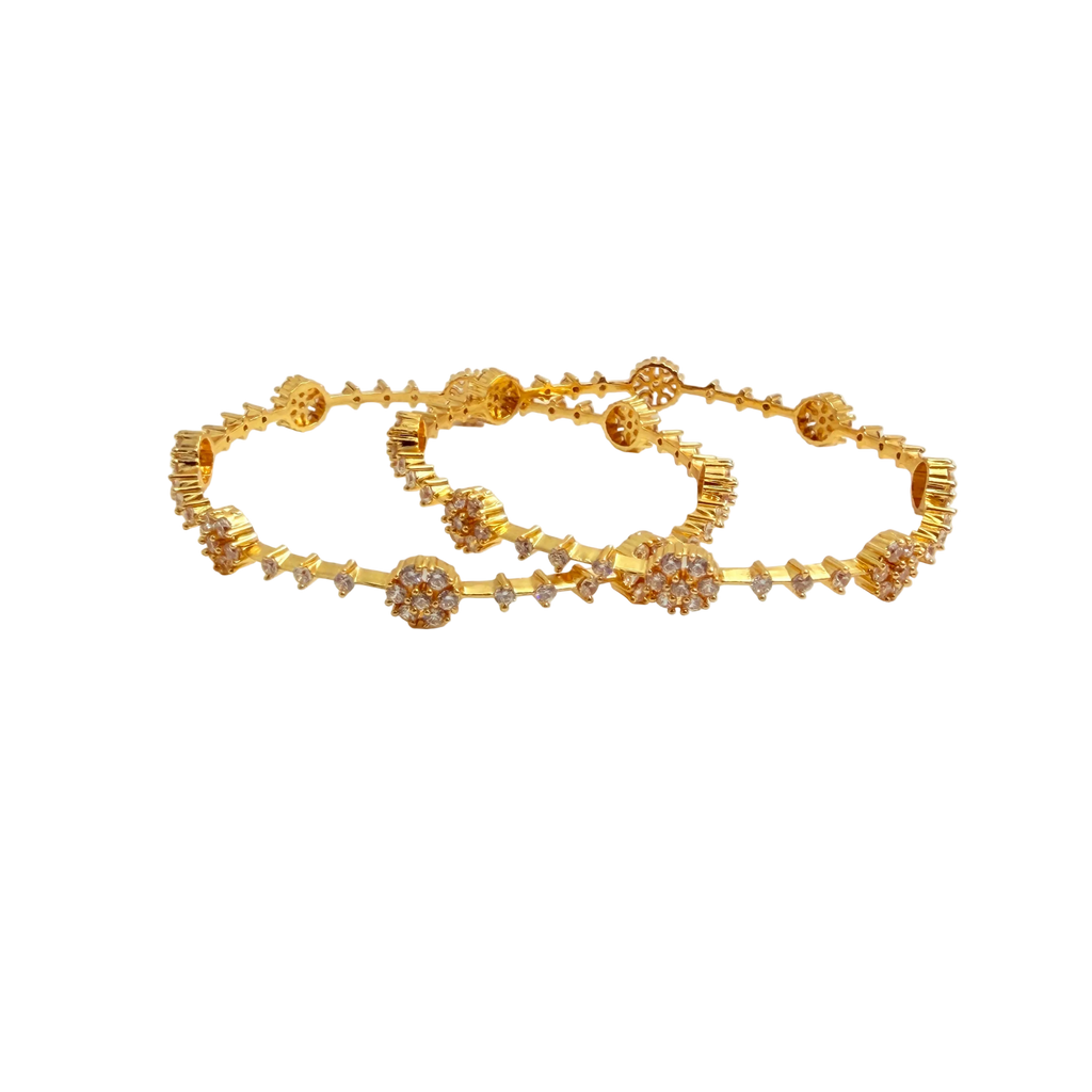 Gold Blossom Bangle