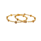Gold Blossom Bangle