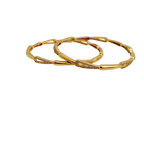 Gold Crossover Bangle