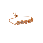 Rose Gold Sparkling Chain Bracelet