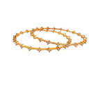 Gold Prismatic Bangle