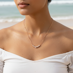 Gold Shimmering Necklace