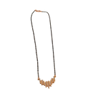 Rose Gold Staggered Linear Bar Mangalsutra