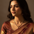 Rose Gold Delicate Rose Vine Mangalsutra