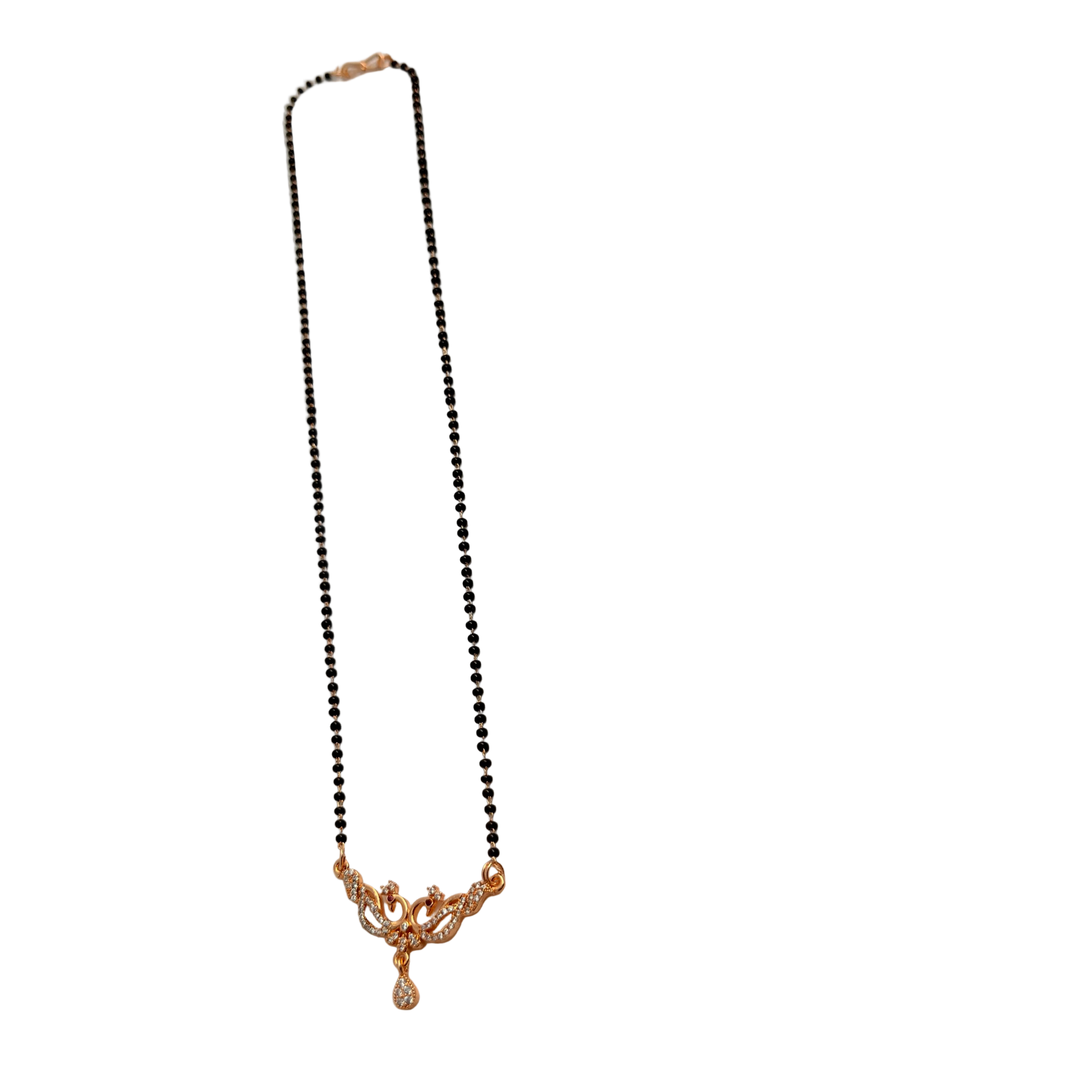 Rose Gold Delicate Rose Vine Mangalsutra