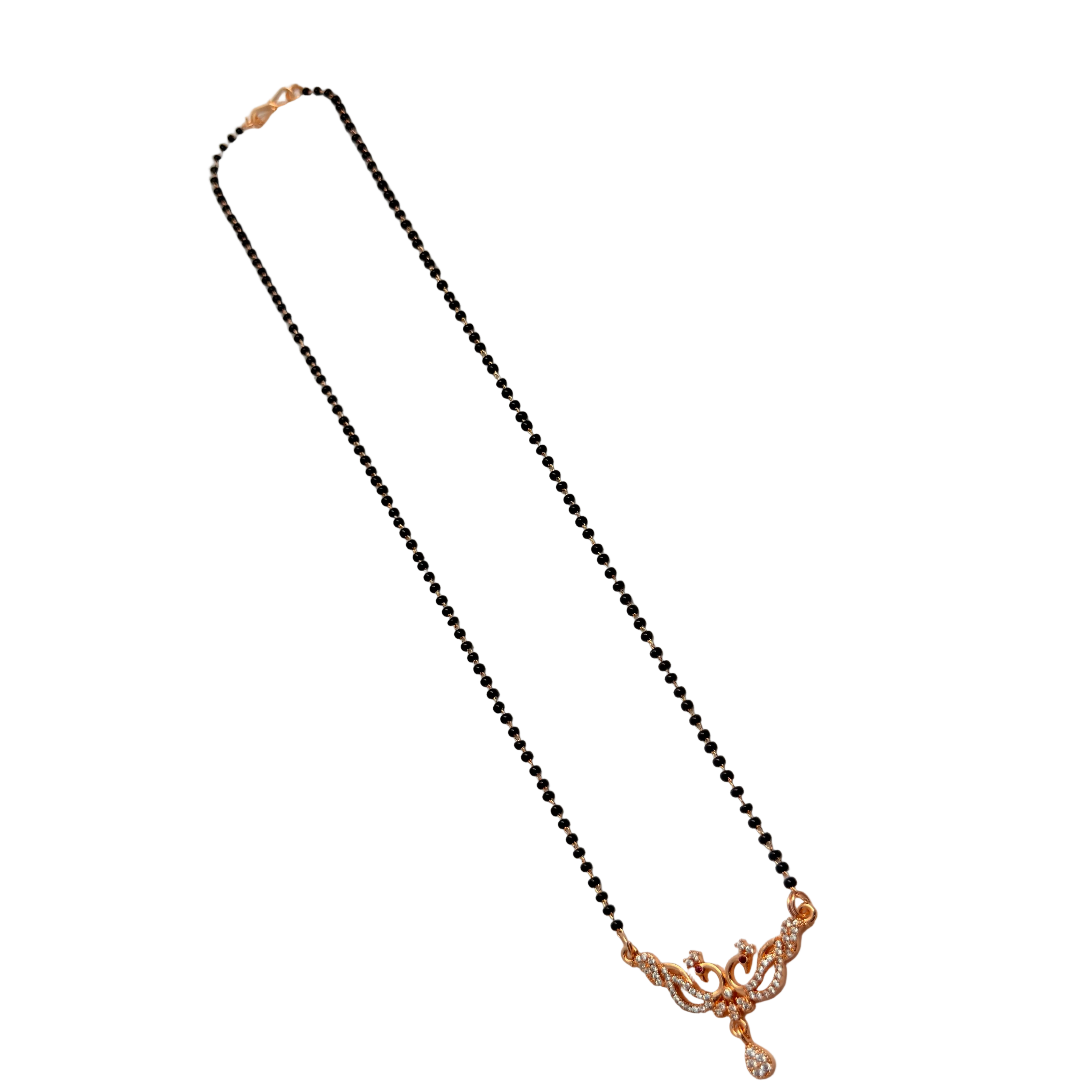 Rose Gold Delicate Rose Vine Mangalsutra
