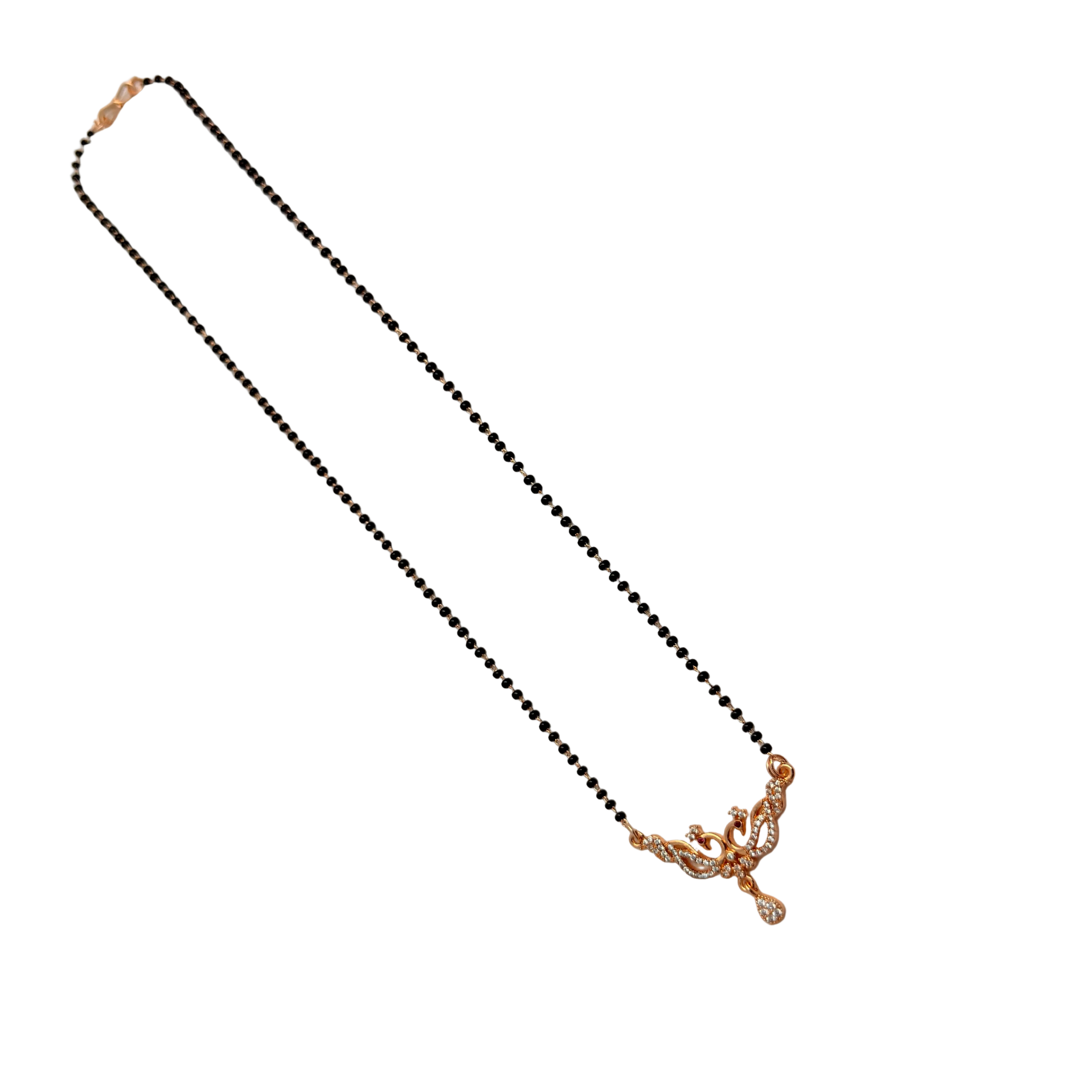 Rose Gold Delicate Rose Vine Mangalsutra