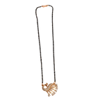 Rose Gold Exquisite Peacock Open Tail Mangalsutra