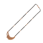 Rose Gold Radiant Crescent Fan Mangalsutra