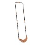 Rose Gold Radiant Crescent Fan Mangalsutra