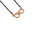 Rose Gold Pave Infinity Loop Mangalsutra