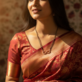 Rose Gold Pave Infinity Loop Mangalsutra