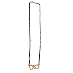 Rose Gold Pave Infinity Loop Mangalsutra