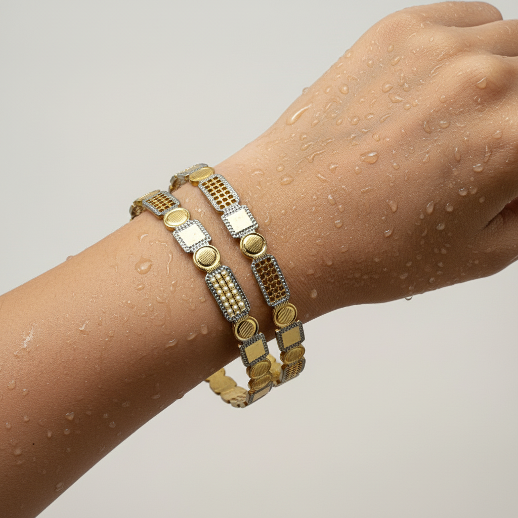 🩵"Aparna" Bangle Set 🩵