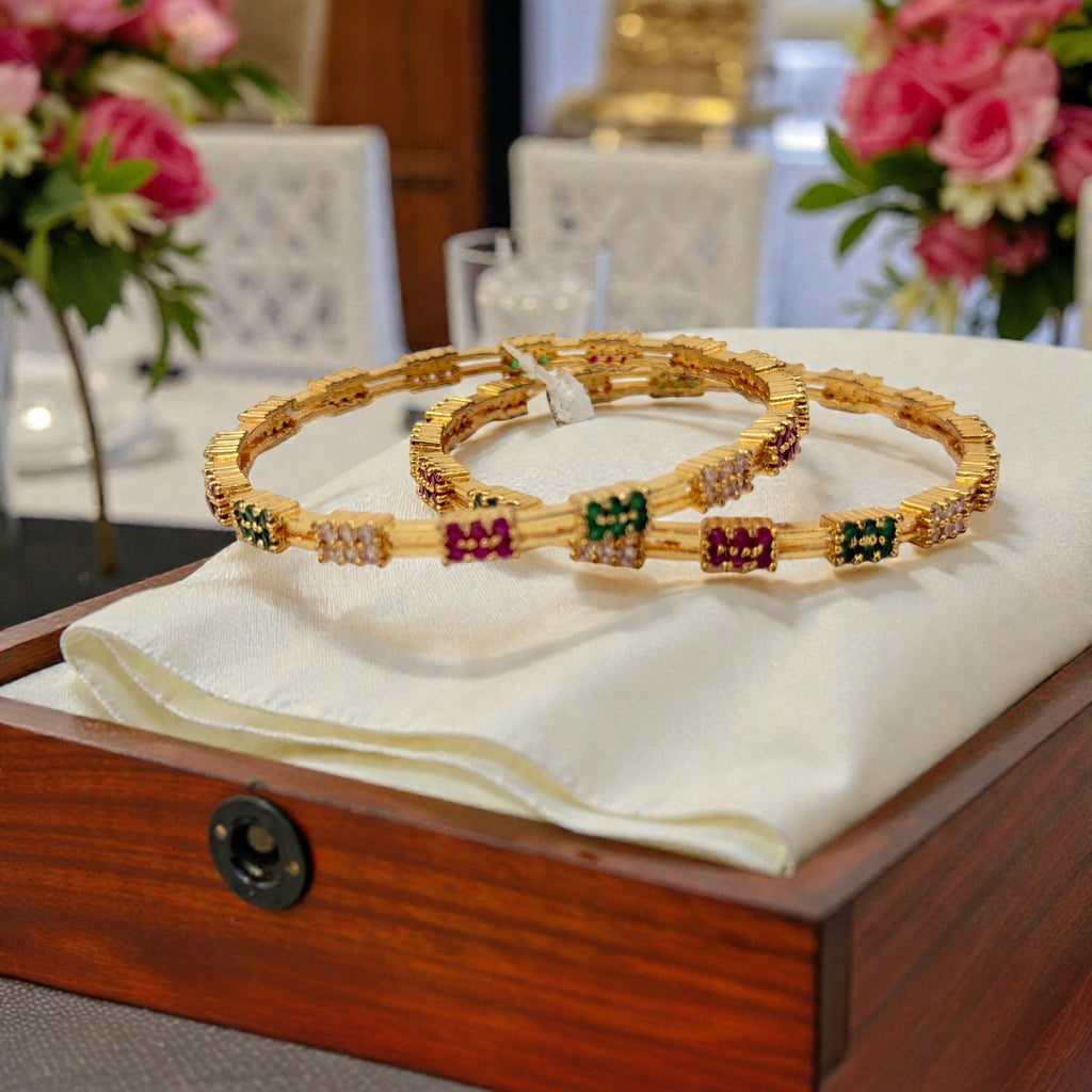 Pushpa Studded Bangles