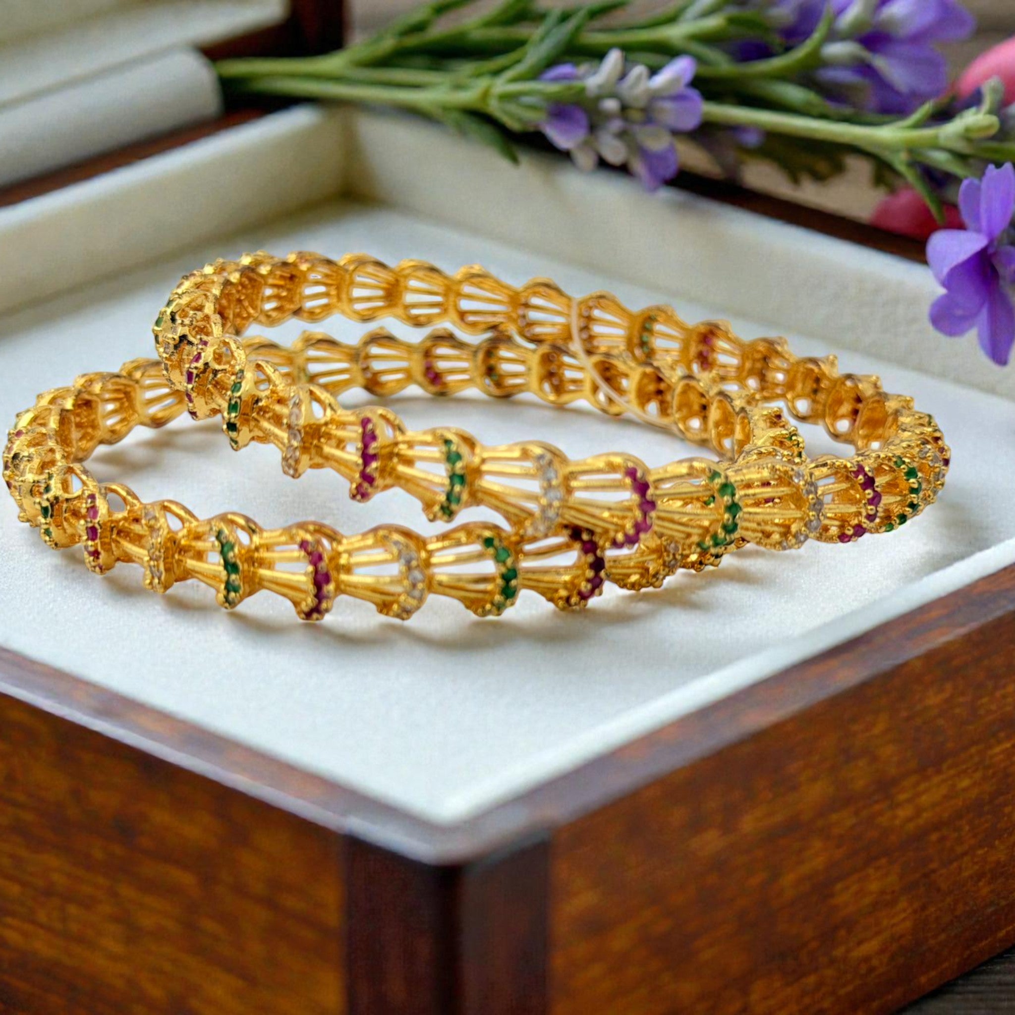 Rubita Studded Bangles