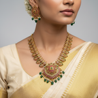 Latha Jadau Kundan Necklace Set