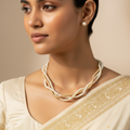 Nautica Pearl Necklace Set