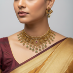 Regal Emerald & Ruby Choker Set