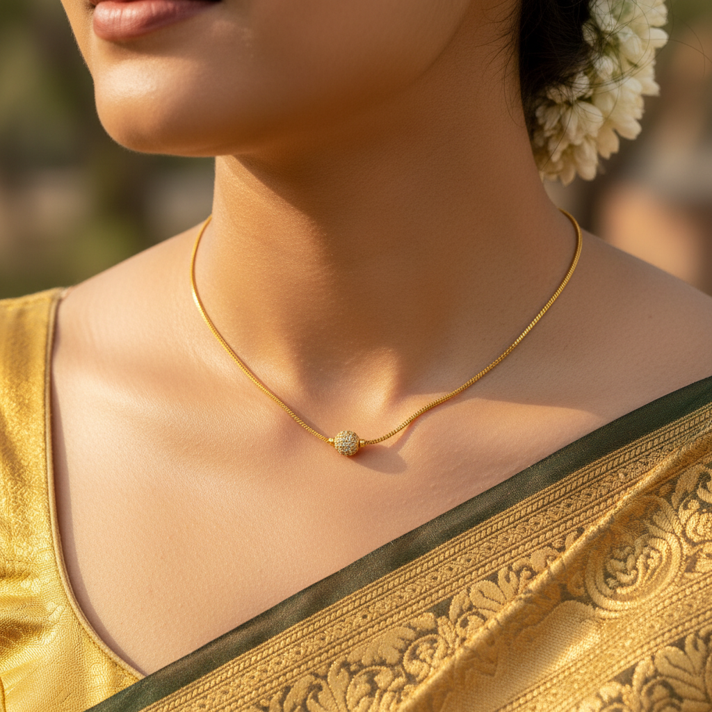 ✨💛 "Trio Jyoti" Gold Necklace ✨💛
