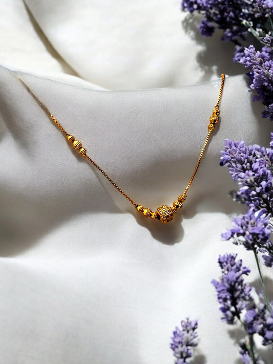 ✨ "Bindu Tarang" Gold Necklace ✨