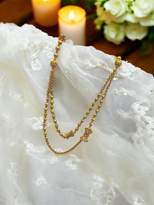 💜 "Dwi Lari Mani" Gold Necklace 💜