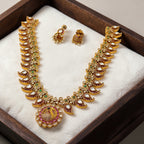 Mayur Jadau Kundan Necklace Set