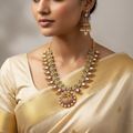 Mayur Jadau Kundan Necklace Set