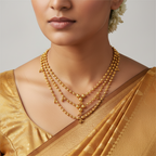 💗 "Tri Lari Bindu" Gold Necklace 💗