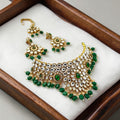 Noor Emerald Kundan Choker Set